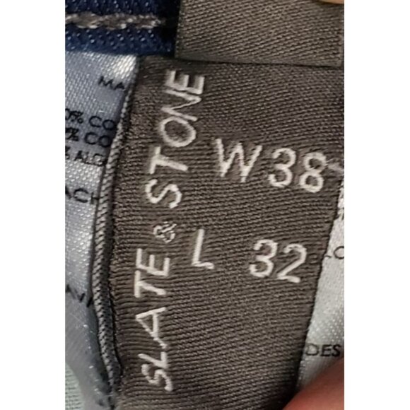 Slate & Stone Denim Collection Men's Sloan Standard Slim Jeans 38/32 EXCELLENT!! - Picture 7 of 8